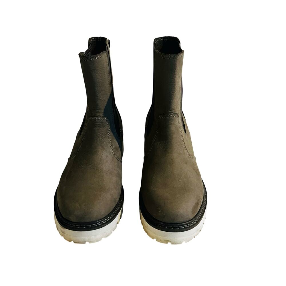 L.L. Bean Camden Hill Leather Chelsea Boots Size 9.5 Gray - Picture 7 of 7